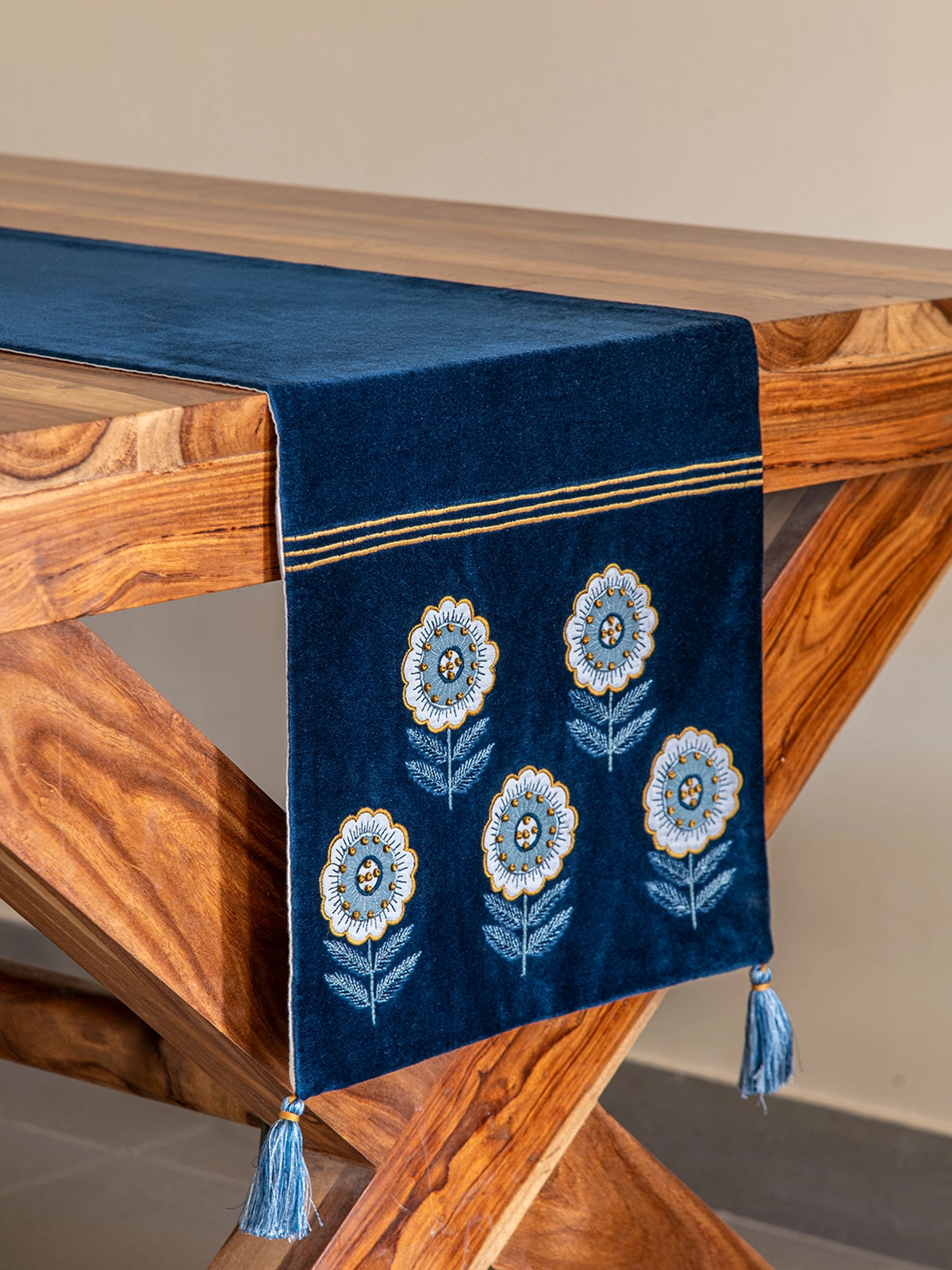 Midnight Thread Table Runner
