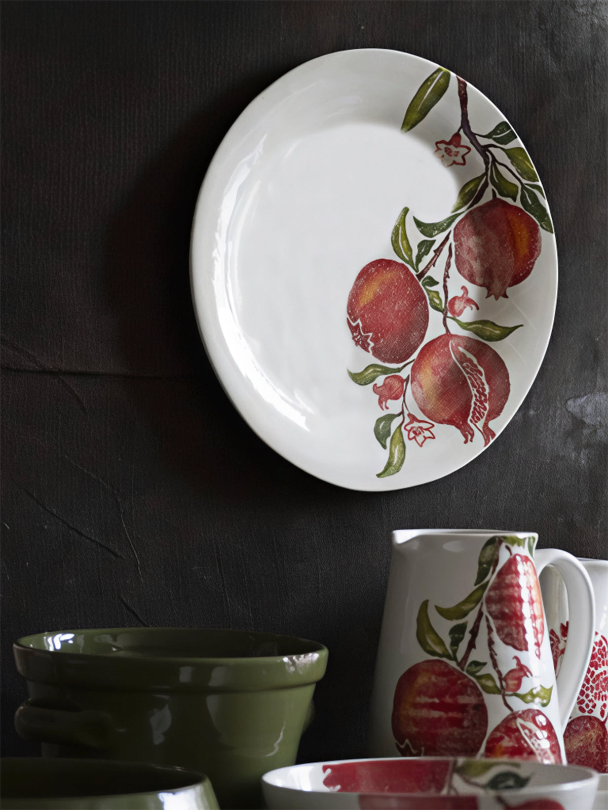 Pomegranate Serving Plate