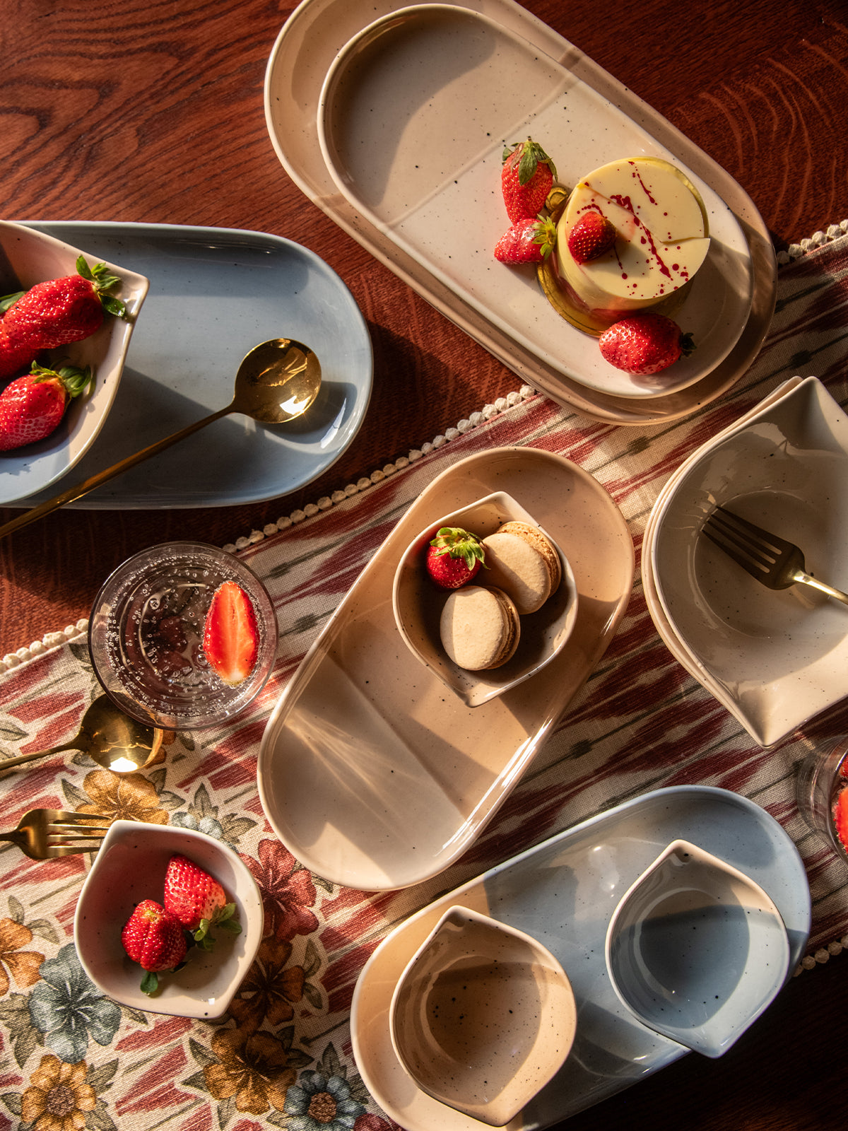 Pepa Small Bowl & Tray Set (Almond)