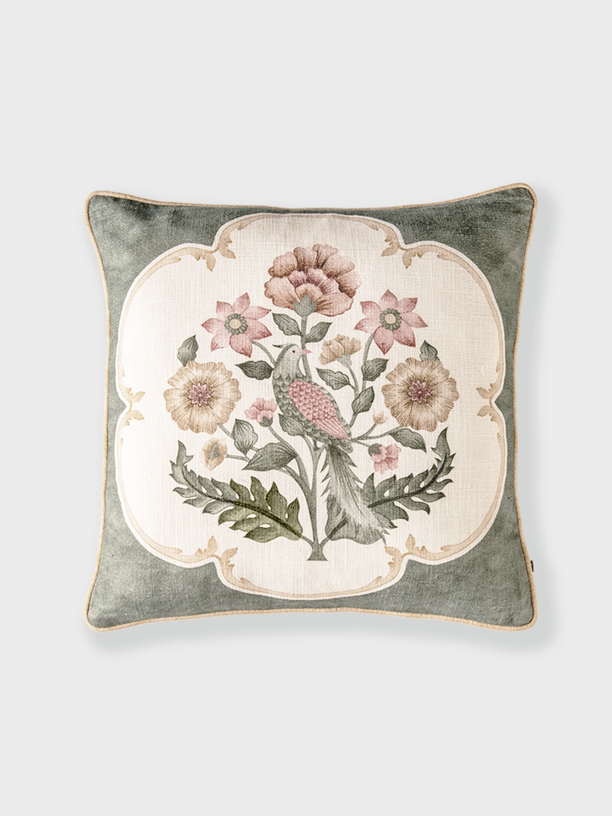 Willow Bird Cushion Cover (Meadow)