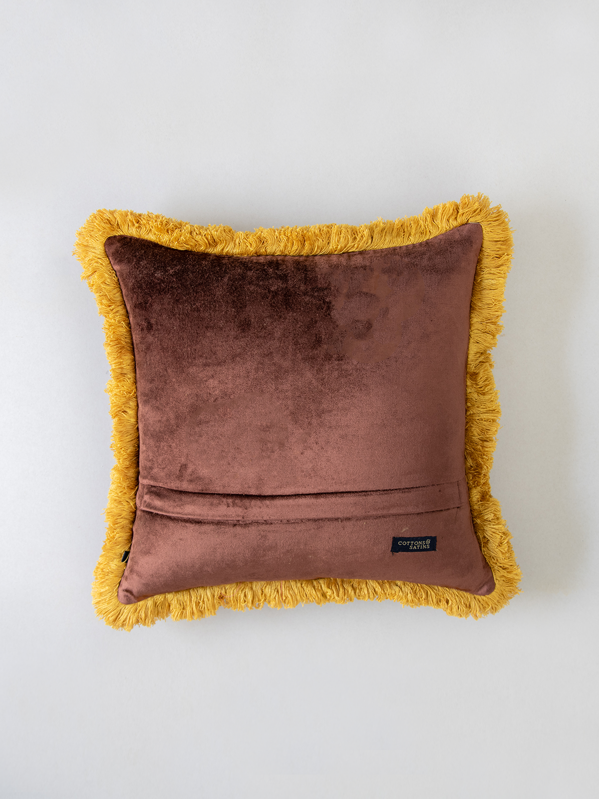 Sunflower Buta Cushion Cover (Mocha)