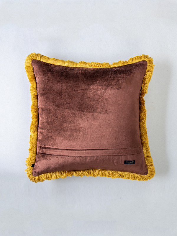 Twirl Cushion Cover (Mocha)