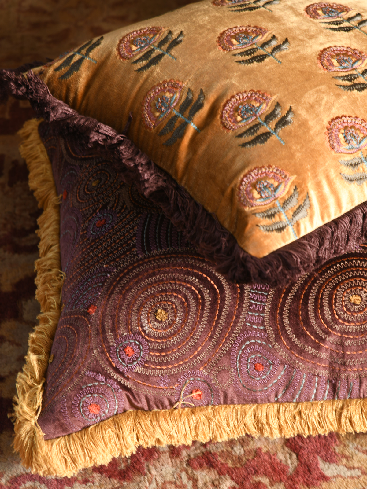 Twirl Cushion Cover (Mocha)