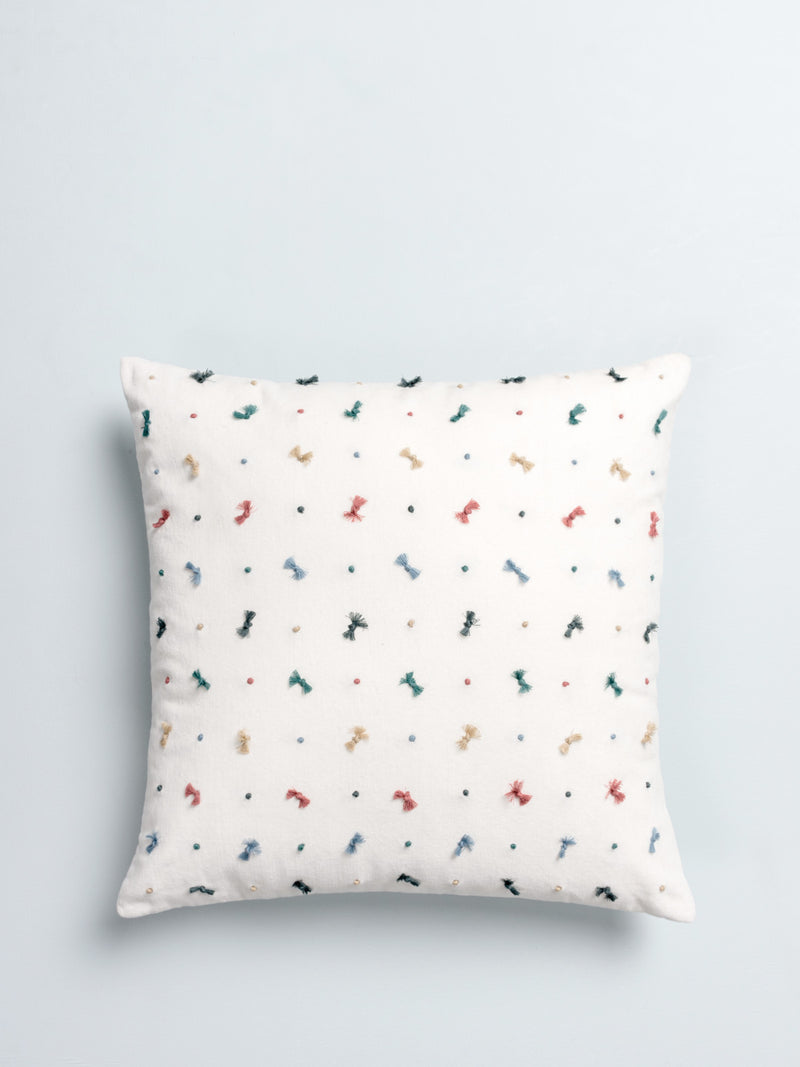 Knot Cushion Cover (Ivory)