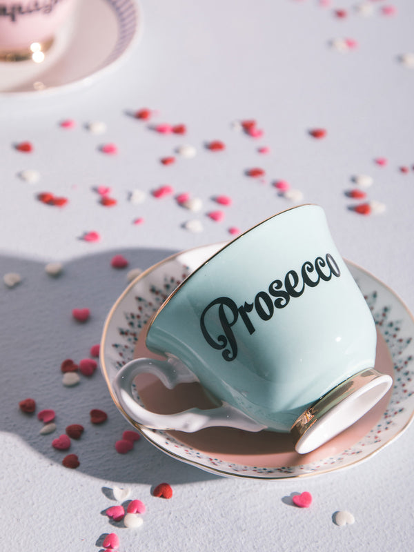 YE Pastel Prosecco Teacup and Saucer