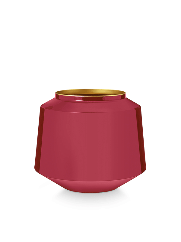 Metal Vase-Pink-S