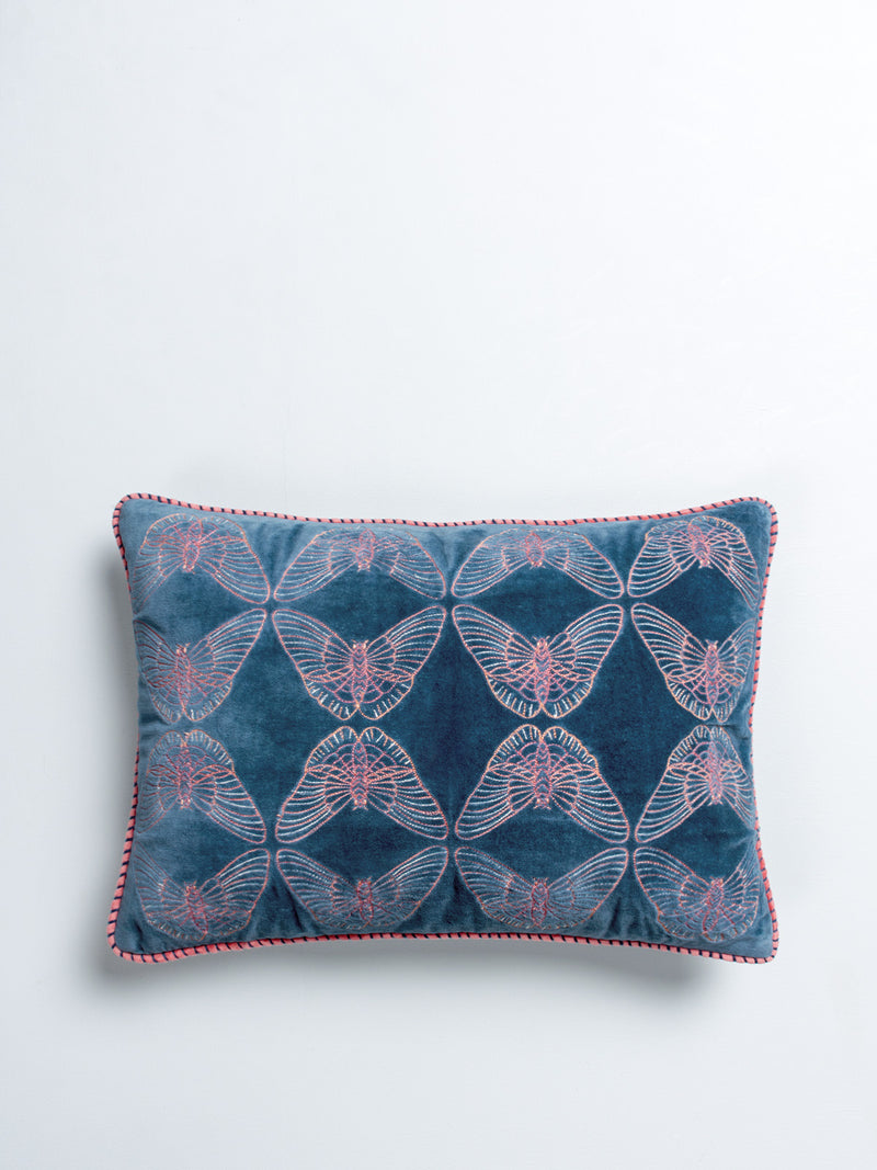 Butterfly Pond Cushion Cover (Lake)
