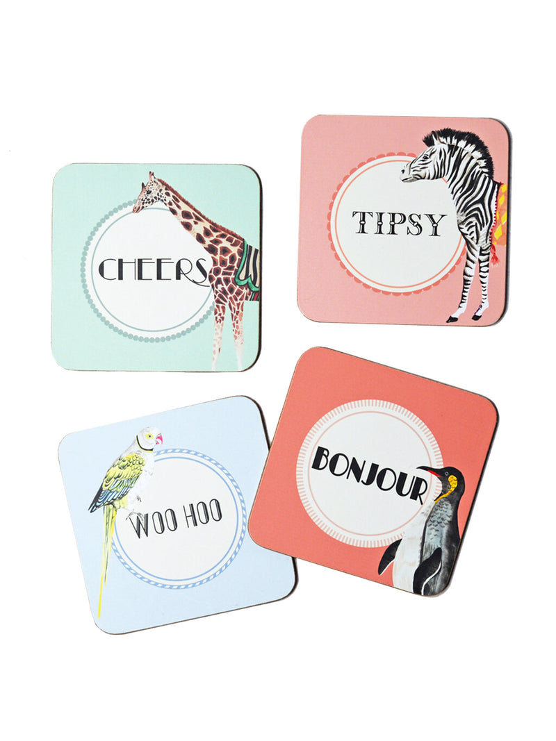 YE Tipsy Coasters (Set of 4)