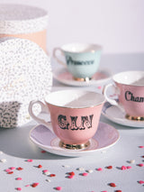 YE Pastel Gin Teacup and Saucer