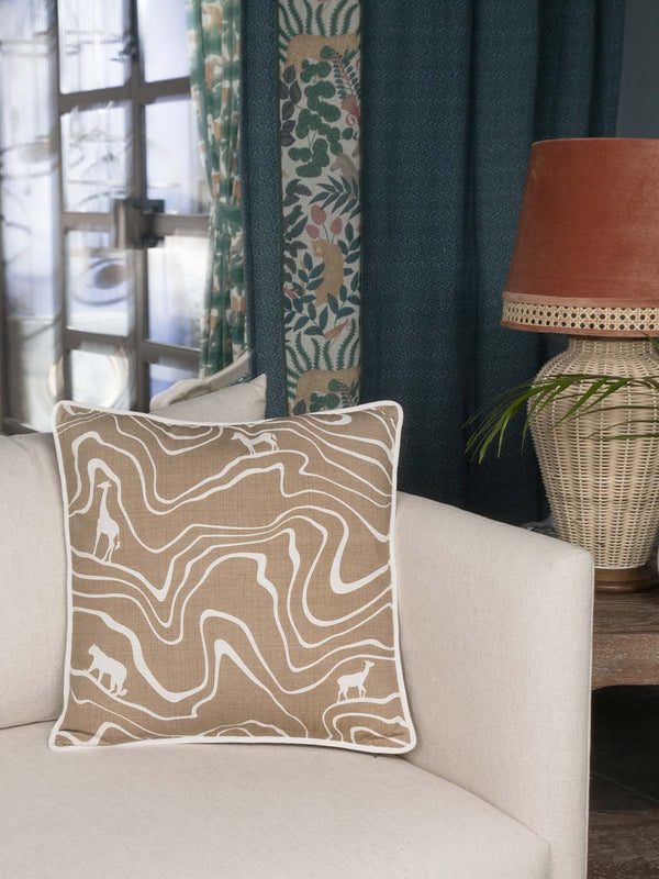 Forest Trail Cushion Cover (Bark)