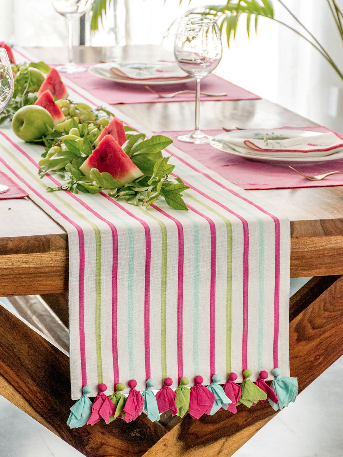 Carnival Table Runner (Pink)