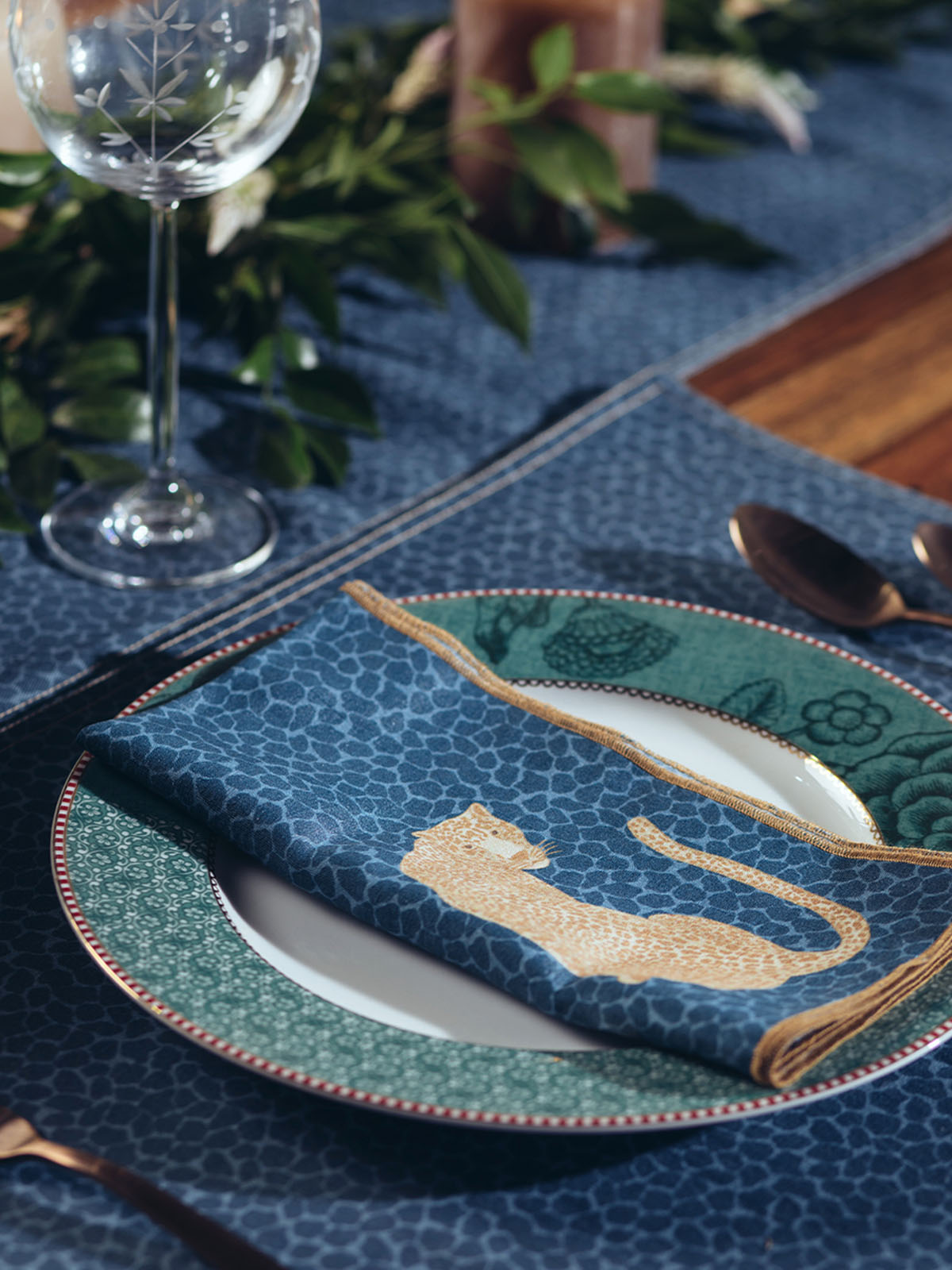 Leopard Prowl Placemats and Napkins