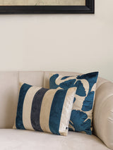 Trail Stripes Cushion Cover (Blue)