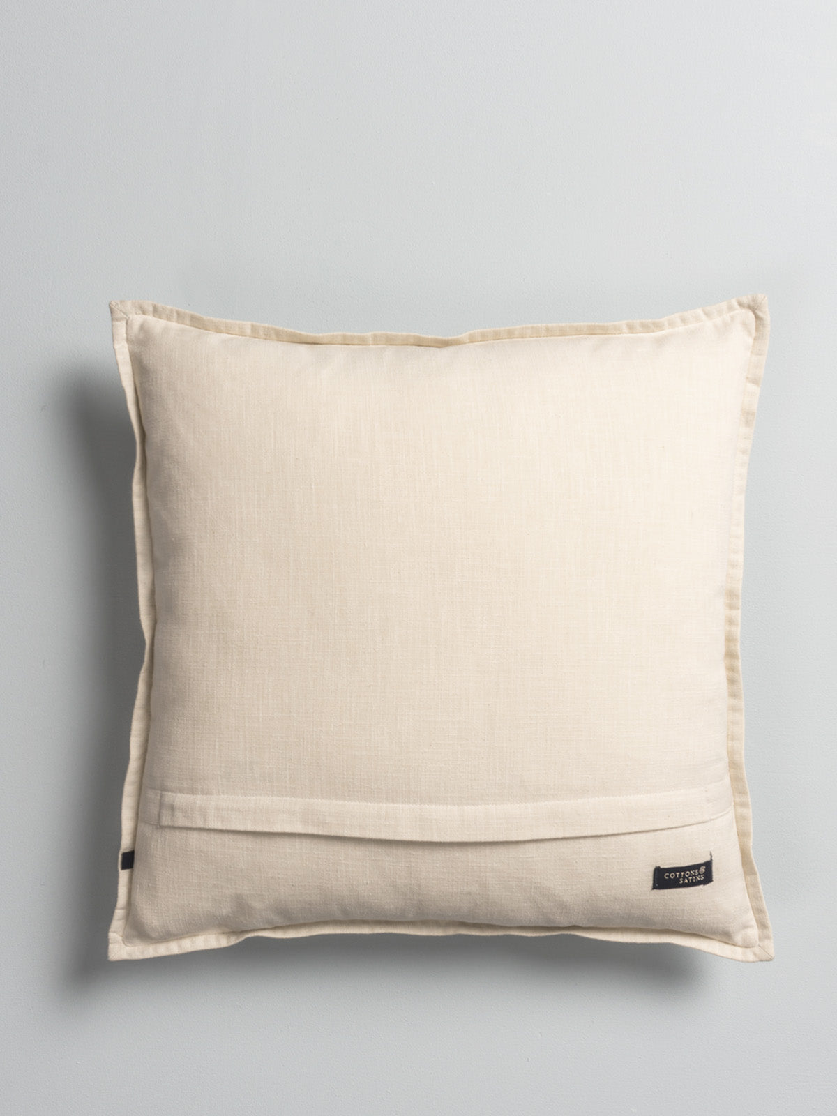 Palm Trail Cushion Cover (Blue)