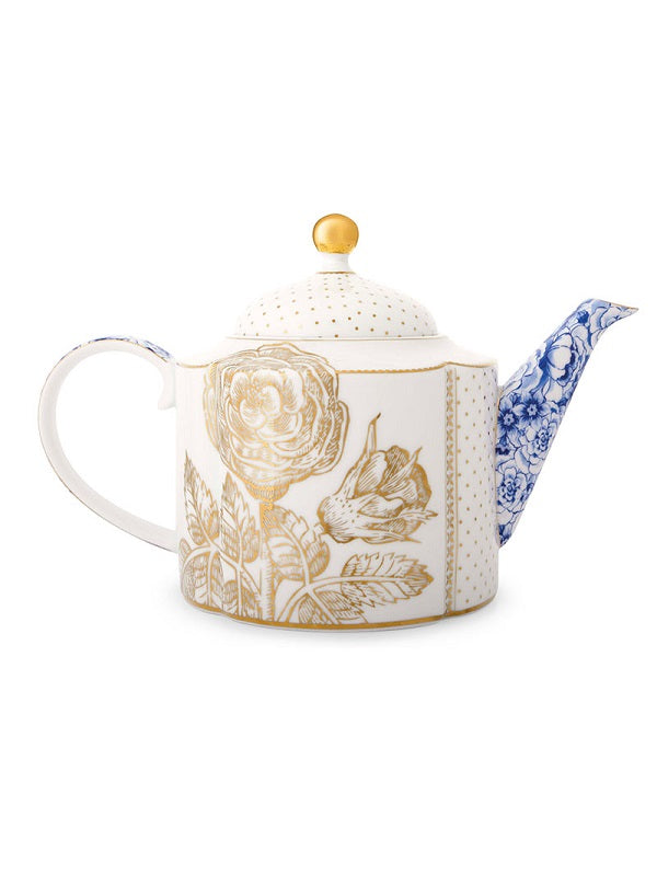 Royal White Teapot