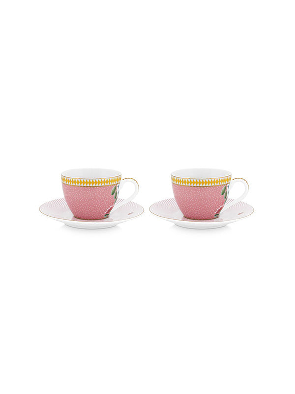 La Majorelle Espresso Cups & Saucers (Set of 2)