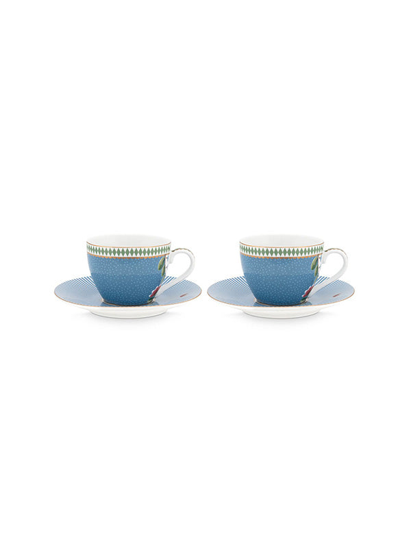 La Majorelle Cups & Saucers (Set of 2)
