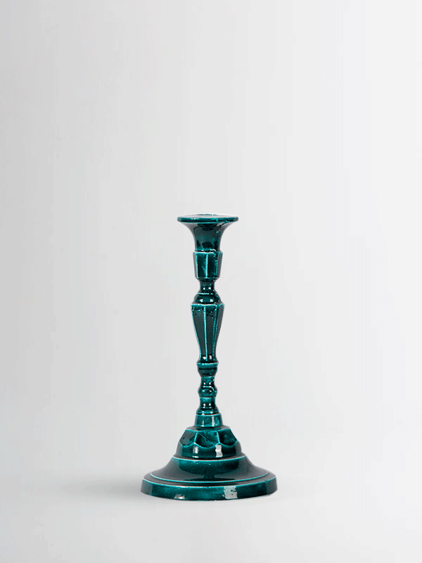 Celeste Candle Holder-Turquoise