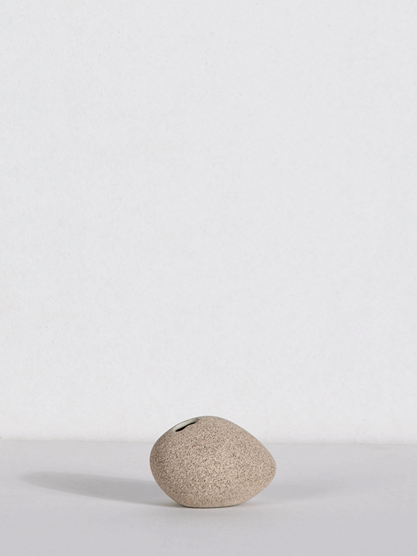 Boulder Vase-Granite-Mini L