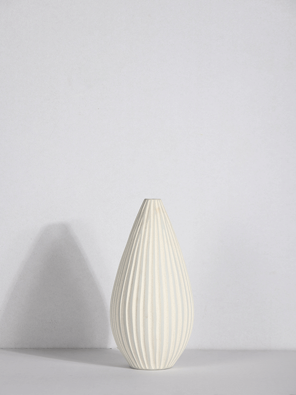 Tulip Vase-Snow-Large