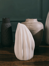 Cascade Vase-Snow-Large