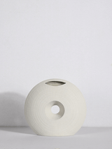 Infinity Vase-Snow-Medium