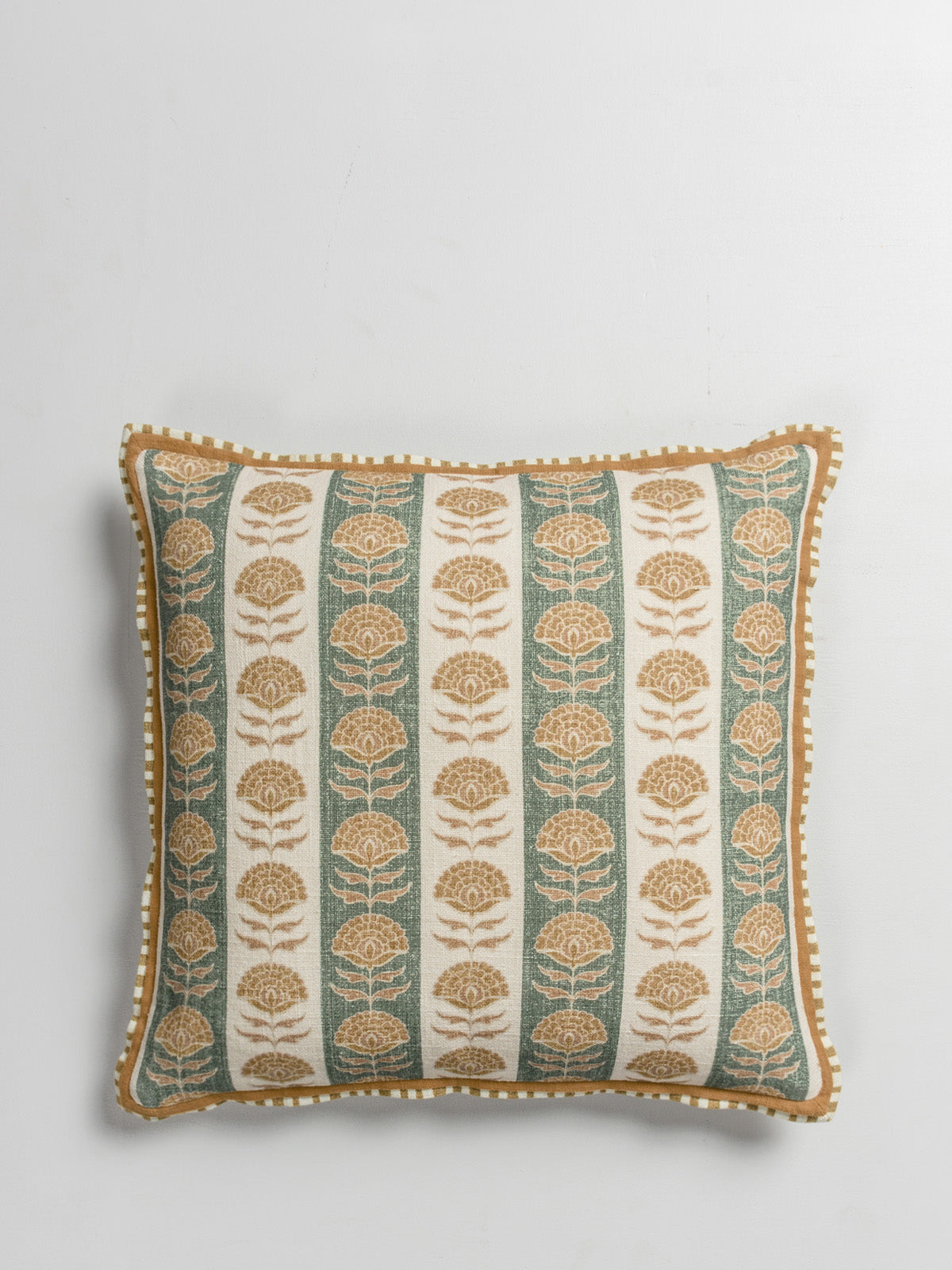 Amer Phool Cushion Cover (Yellow)