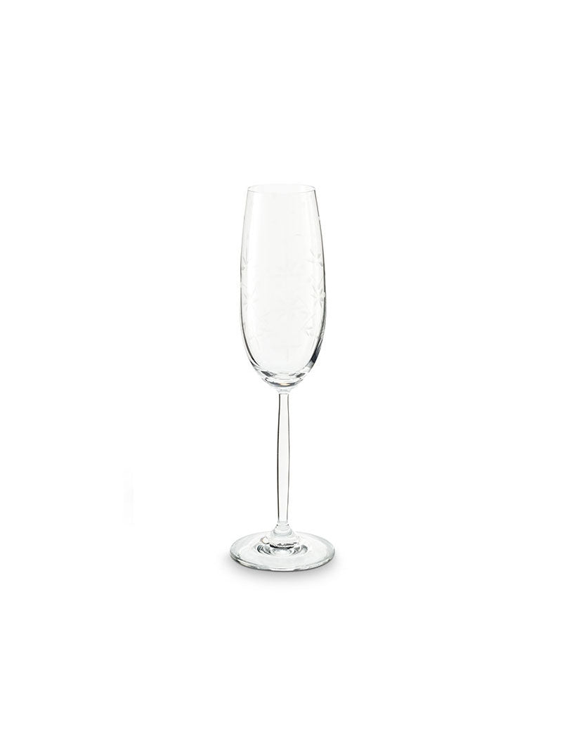 Etched Champagne Flute (Set of 6)