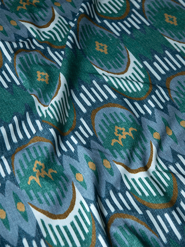 African Ikat (Aqua)