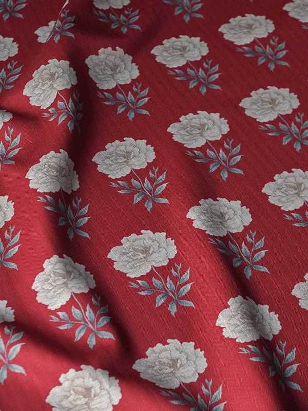 Dancing Peonies (Red)-Sample