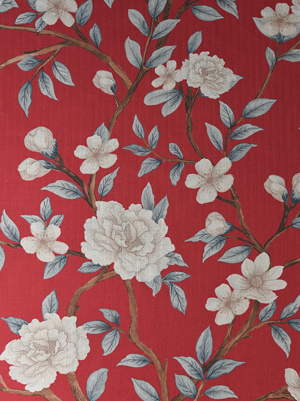 Winding Peonies (Berry)-Sample