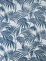 Palm Leaves(Blue-White)