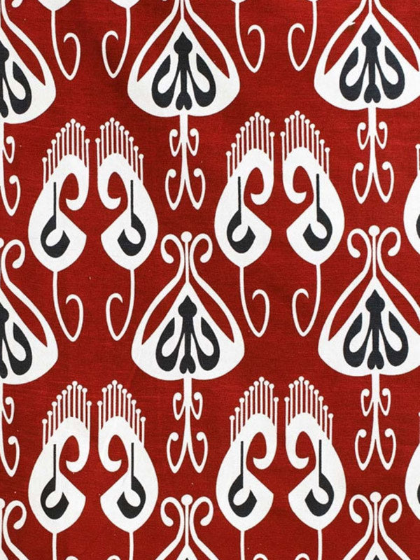 Indonesian Ikat (Red)