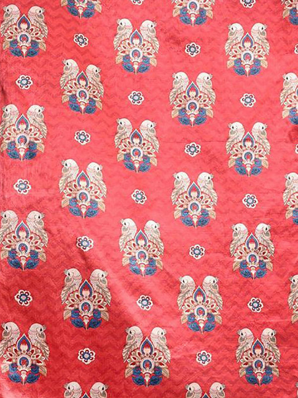 Kalamkari Mayura (Crimson)
