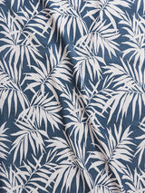 New Palm Leaves (Blue)-Sample