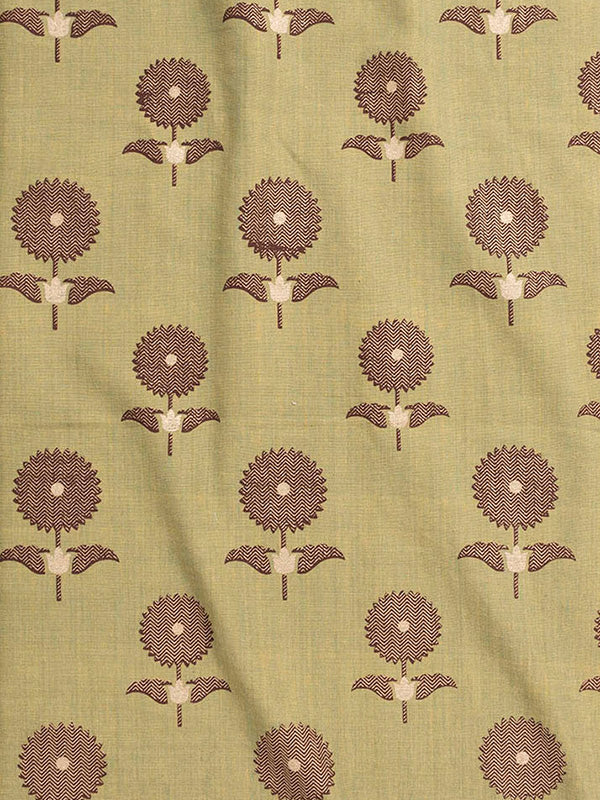 Sunflower Buta (Green)-Sample