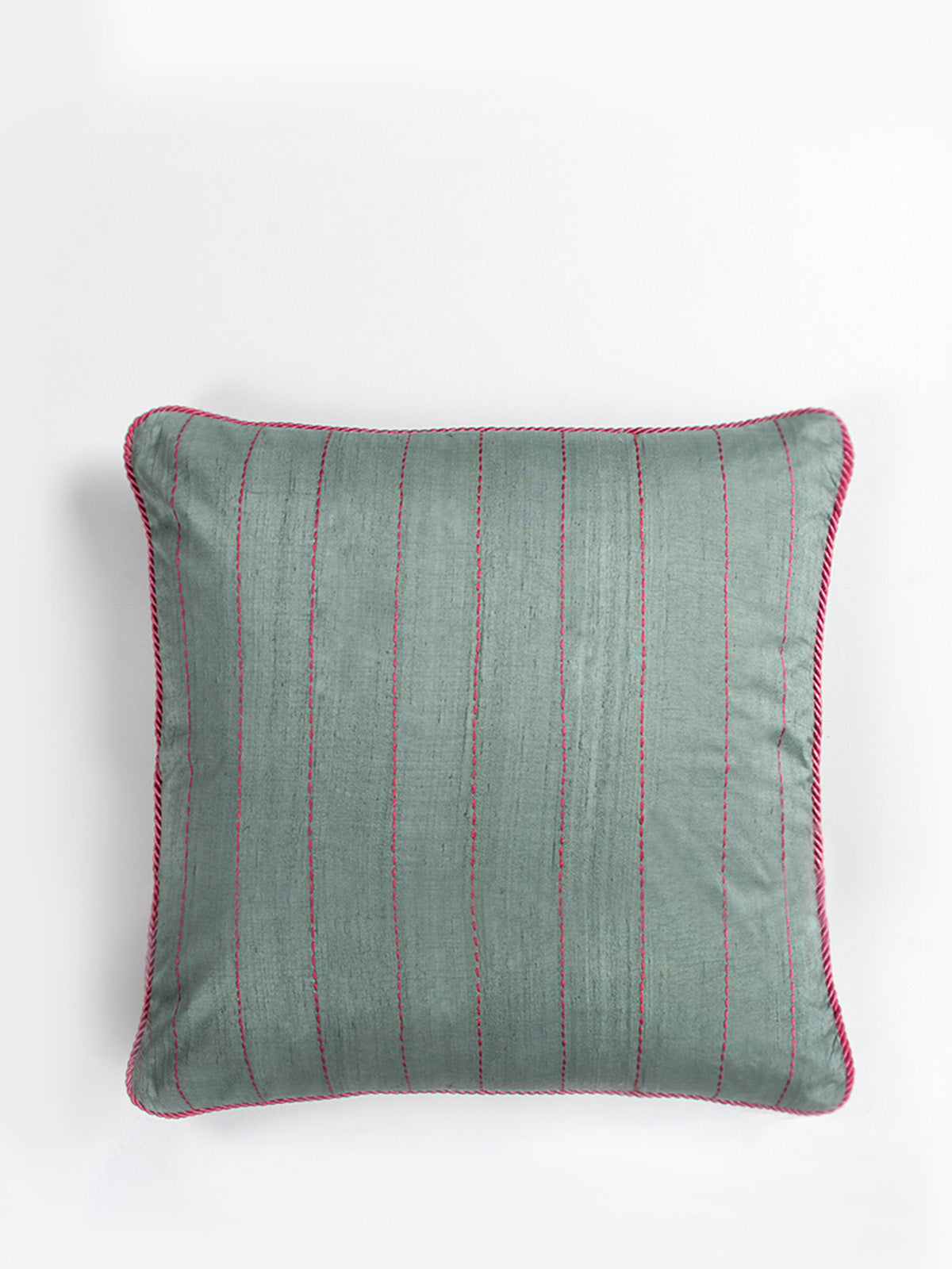 Hariyali Cushion Cover (Sage Green)