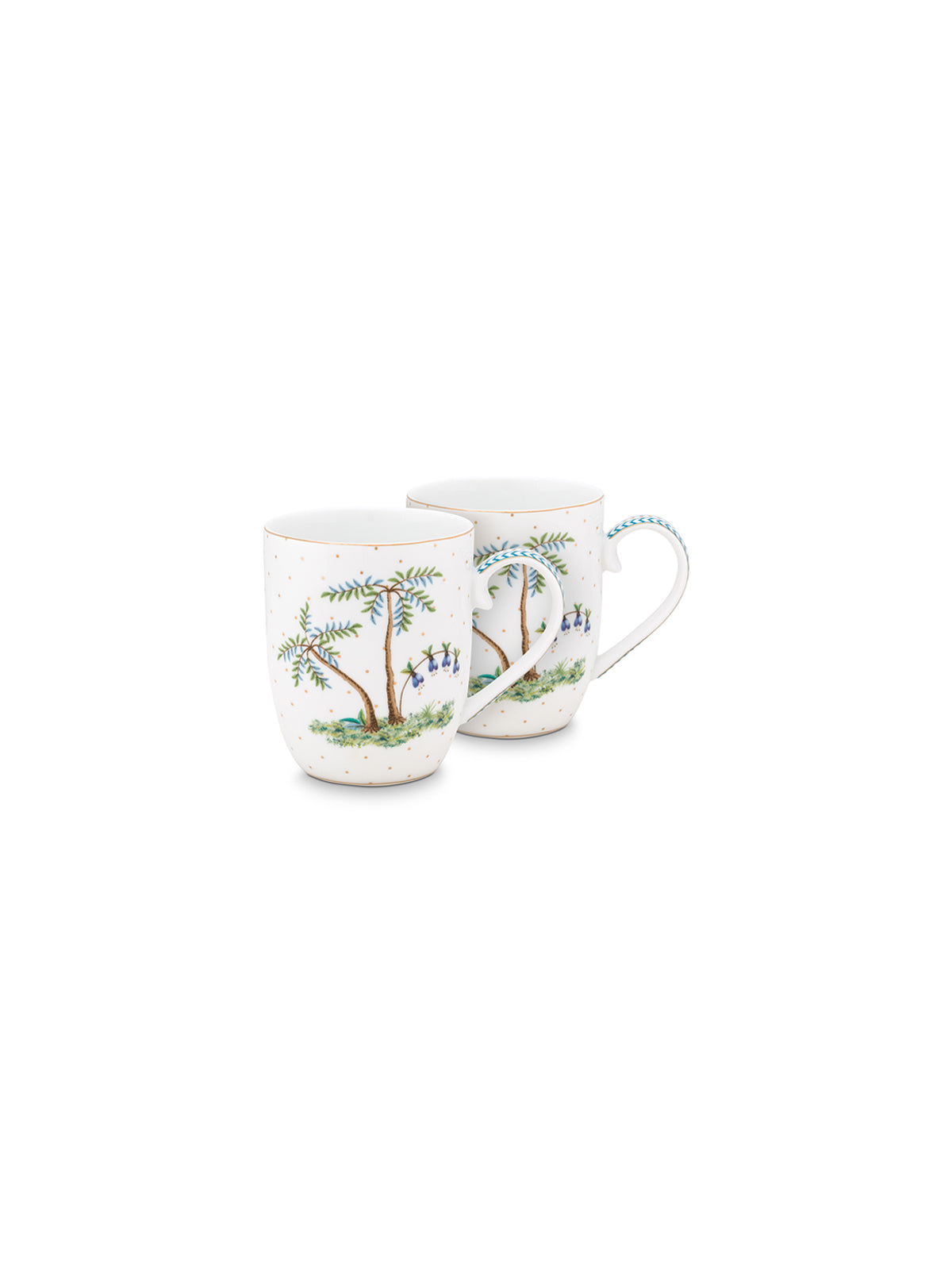 Jolie Dots Gold Mugs-S (Set of 2)