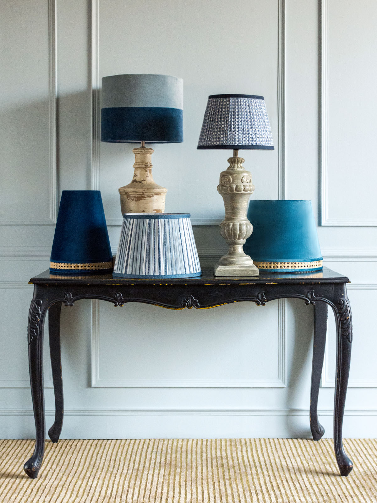 Kochi Lampshade- Navy Blue