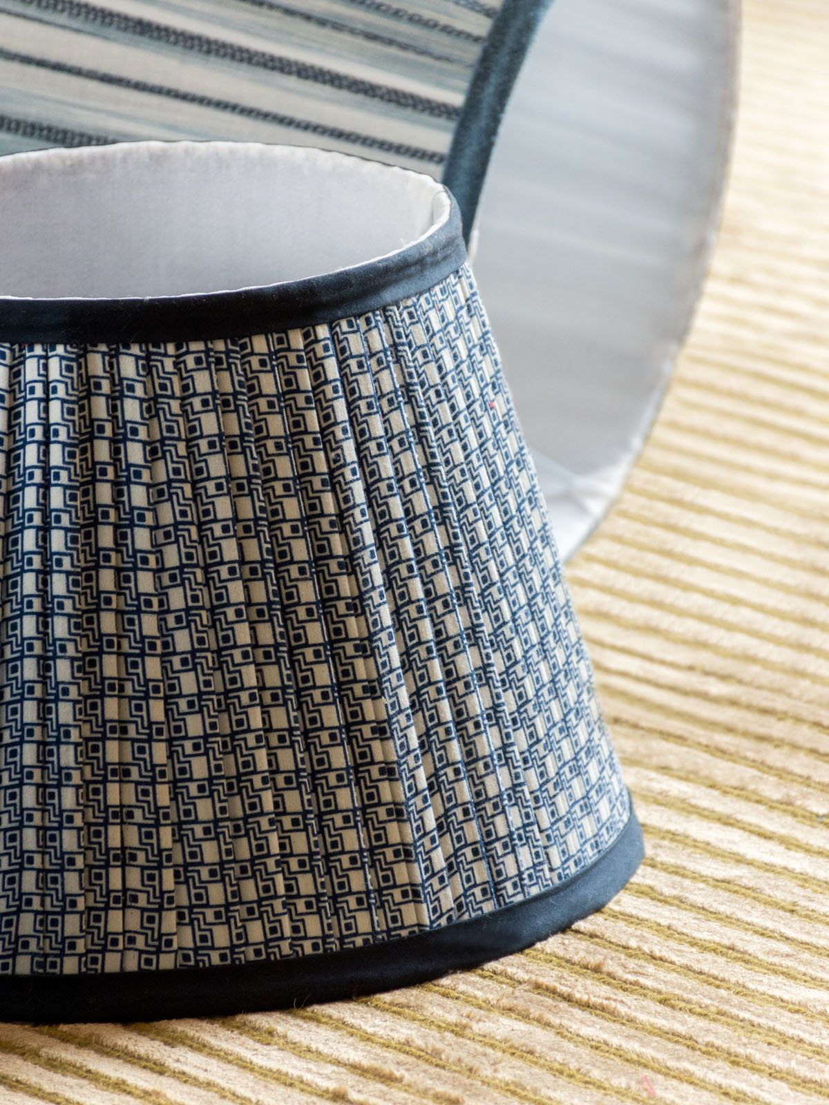 Kochi Lampshade- Navy Blue