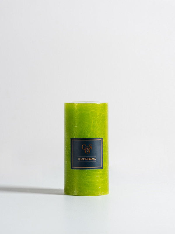 Lemongrass Pillar Candle - (M,L)