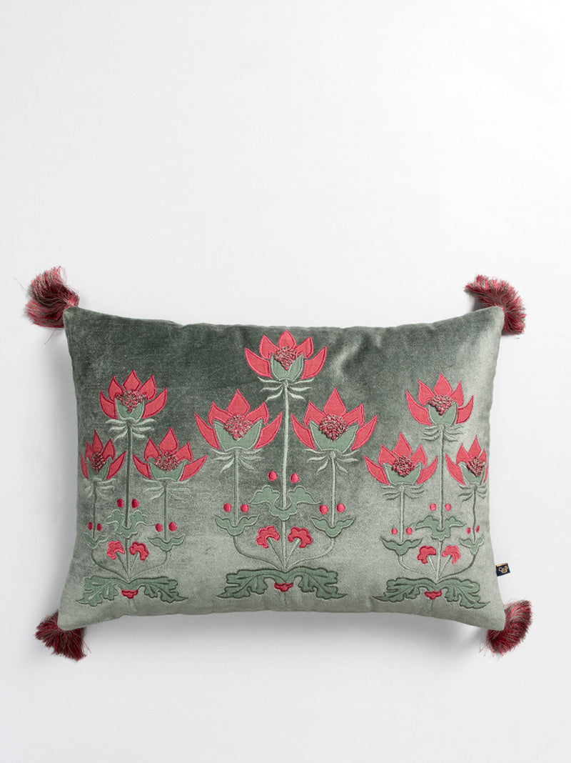 Lotus Woods Cushion Cover