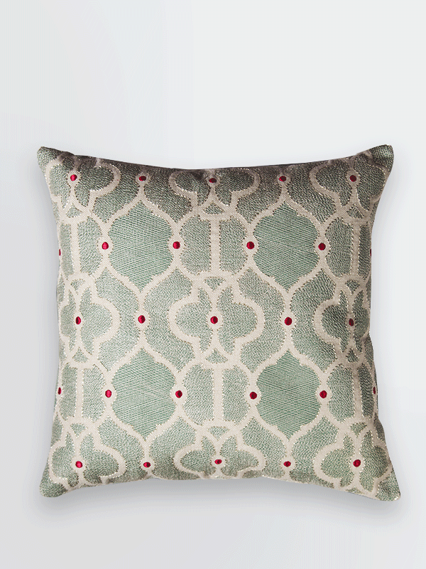 Imperial Knot Cushion Cover (Seafoam)