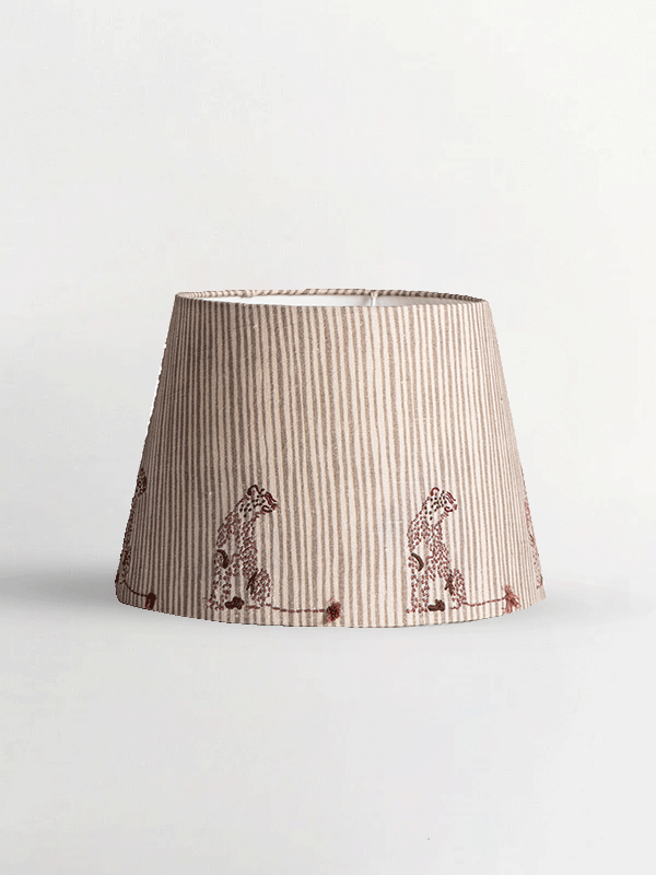 Portobello Lampshade-Majestic Leopard-Beige