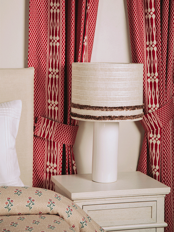 Mayfair Lampshade-Frayed-Brown