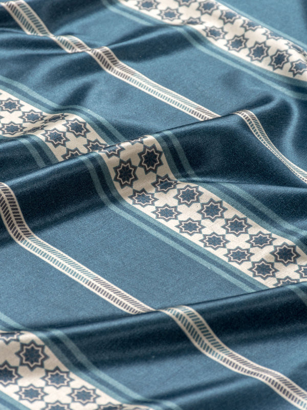 Maharani Stripes (Royal Blue)-Sample