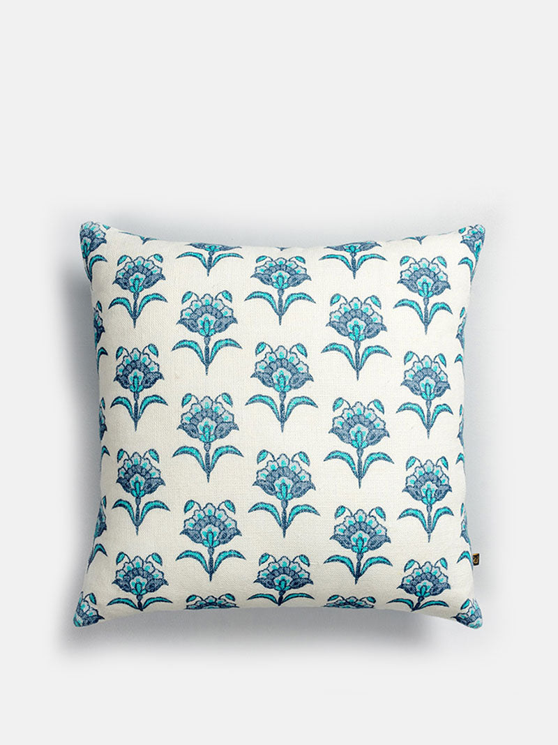 Marigold Field Cushion Cover (Blue)