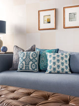 Marigold Field Cushion Cover (Blue)