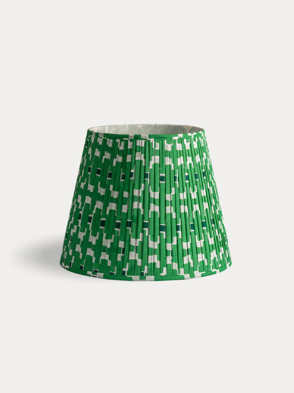 Pondicherry Lampshade - Temple Steps Green (S,M)