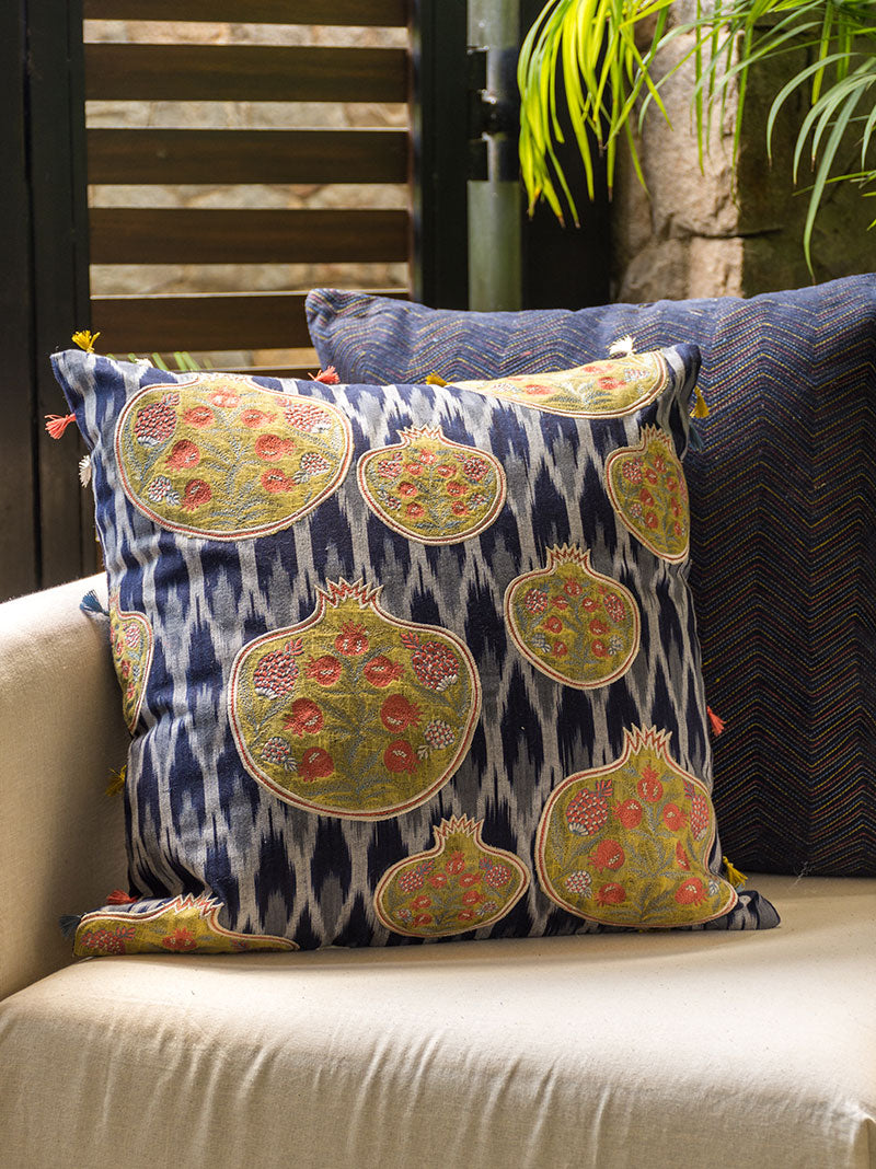 Pine Valley Cushion Cover (Navy Blue)